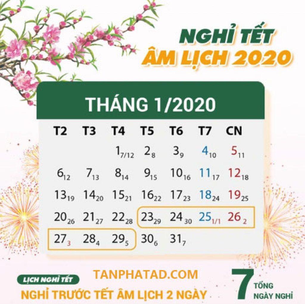 Thống báo lịch nghỉ noel , tết dương lịch và tết âm lịch 2020 2 chinh phu thong qua lich nghi tet canh ty 2020