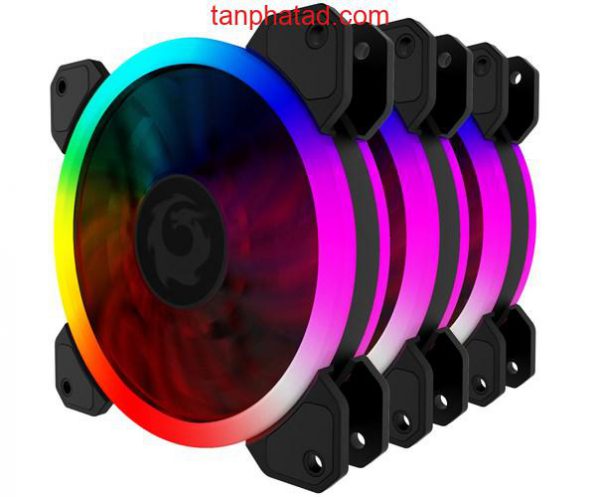 BỘ FAN CASE RGB FORGAME CATEYE + REMOTE - Ảnh 4