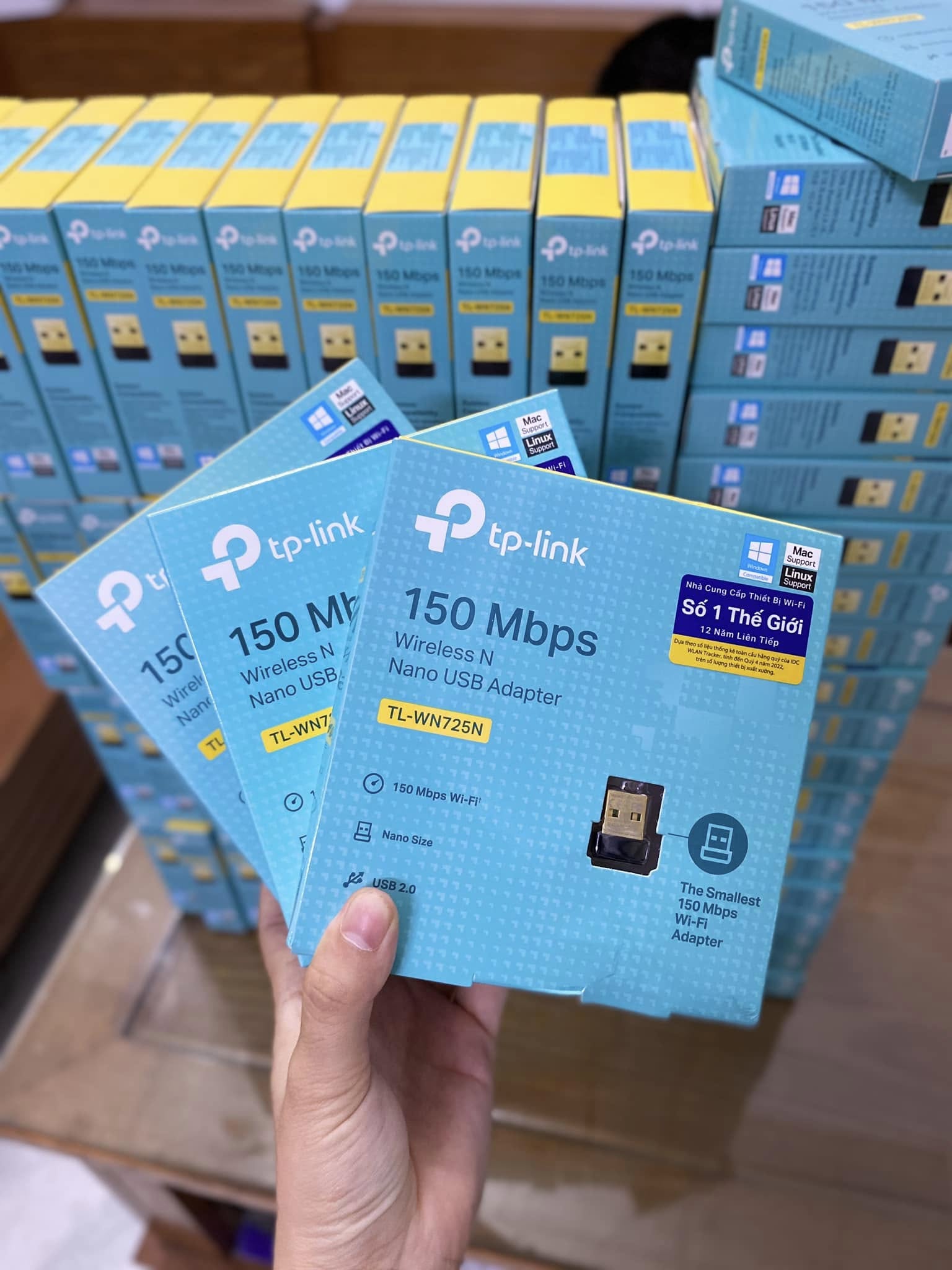 USB Wi-Fi TP-Link TL-WN725N Nano 150Mbps – Bộ Thu Wi-Fi Cho PC, Laptop