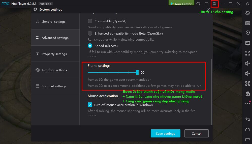 Hướng dẫn giảm cấu hình NoxPLAY khi cày giả lập 1 f55fa75c noxplay tanphat