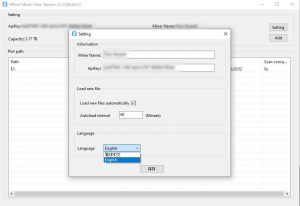 Chia Miner của HPool mới ra bản v1.2.0-2, có hỗ trợ tiếng Anh 1 82ff875d huong dan dao chia