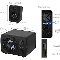 loa vi tinh soundmax a700 4
