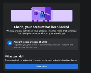 Hướng dẫn mở tài khoản bị khoá và không có biểu mẫu xác minh để mở khoá dành cho tài khoản chính chủ 12 cac10134 312722840 5578669828891654 5224418918461680161 n