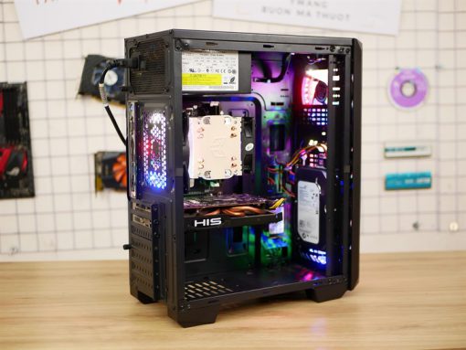 BỘ MÁY PC GAMING – ĐỒ HỌA H81, I5 4570, SSD 120GB, HDD 250G, RAM 8G, VGA AMD RX470 4G, CASE MẶT KÍNH LED - Ảnh 3