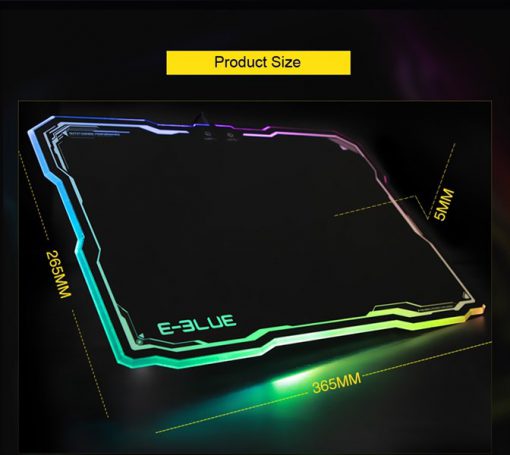 LÓT CHUỘT LED RGB EBLUE EMP013 - M - Ảnh 3