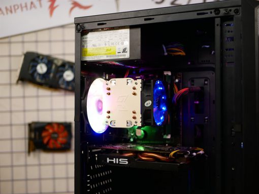 BỘ MÁY PC GAMING – ĐỒ HỌA H81, I5 4570, SSD 120GB, HDD 250G, RAM 8G, VGA AMD RX470 4G, CASE MẶT KÍNH LED - Ảnh 5