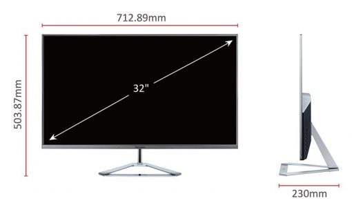 MÀN HÌNH VIEWSONIC VX3276-MHD 32INCH FHD 75HZ IPS - Ảnh 3