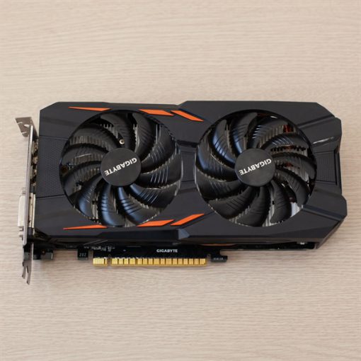 Vga Gigabyte GTX 1050Ti 4G 2 Fan cũ - Ảnh 2
