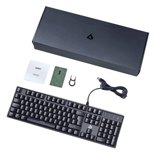 AUKEY KM-G16 Cơ Xanh Dương Công Tắc Đèn Nền 104 - Ảnh 3