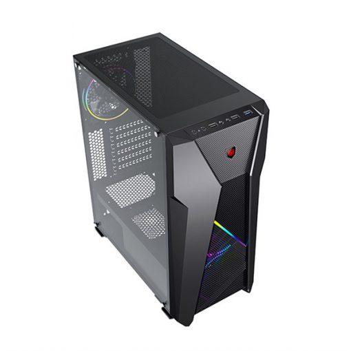 VỎ CASE MÁY TÍNH GAMING VSP B17 MẶT KÍNH TRONG SUỐT - Ảnh 4