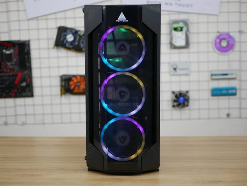 BỘ MÁY PC GAMING – ĐỒ HỌA B350M, RYZEN5 1500X, RAM 16G, SSD 120G, HDD 500G, VGA RX470 4G D5, CASE VSP B18 - Ảnh 2