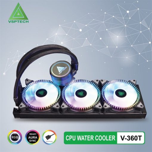 Tản Nhiệt Nước VSPTech V-360T XTREME GAMING Sync LED ARGB - Ảnh 3