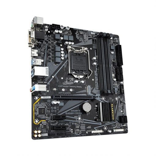 Mainboard Gigabyte B460M DS3H (Intel B460, Socket 1200, m-ATX, 4 khe RAM DDR4) - Ảnh 2