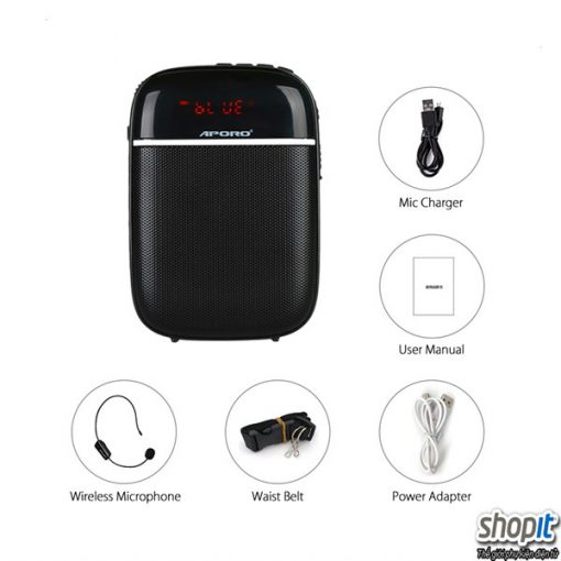 MÁY TRỢ GIẢNG KHÔNG DÂY APORO T3 BLUETOOTH - Ảnh 4