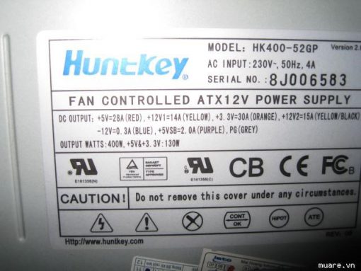 NGUỒN CST HUNTKEY HK400W CŨ - Ảnh 4