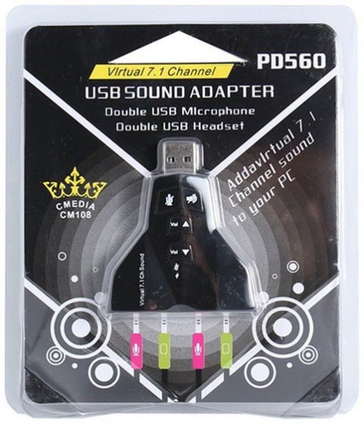 USB SOUND CARD 7.1 (4 LỖ) - Ảnh 3