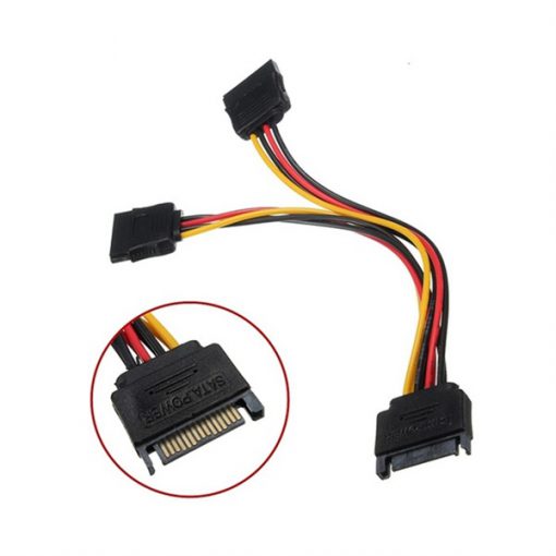 Cáp Chia Nguồn Sata 1 Ra 2 - Ảnh 2