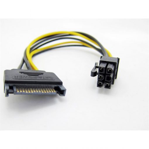 Cáp chuyển đổi nguồn SATA sang IDE 6 Pin