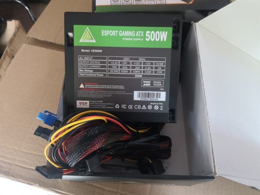 NGUỒN MÁY TÍNH VSP 500W ESPORT GAMING LED - Ảnh 2