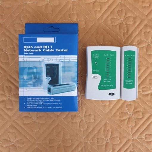 Bộ test cable Mạng 468 RJ45& RJ11