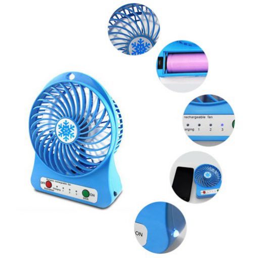 QUẠT MINI CẦM TAY 3 CHẾ ĐỘ GIÓ - Ảnh 4