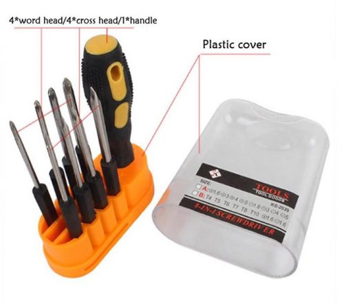 BỘ TUA VÍT 8 MÓN ĐA NĂNG LOẠI XỊN THÉP KHÔNG RỈ - Ảnh 5