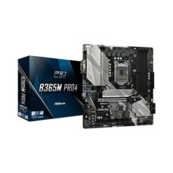 Mainboard ASROCK B365M - Pro4 (Intel B365, Socket 1151, m-ATX, 4 khe RAM DDR4) Mới