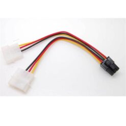 Dây nguồn Phụ VGA ATA 4 pin x2 to PCI-E 6 pin