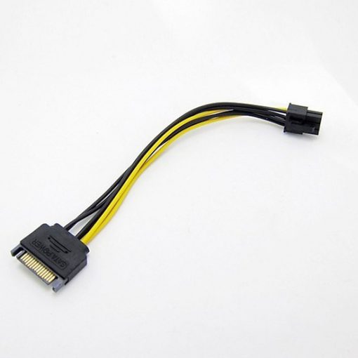 Cáp chuyển đổi nguồn SATA sang IDE 6 Pin - Ảnh 2