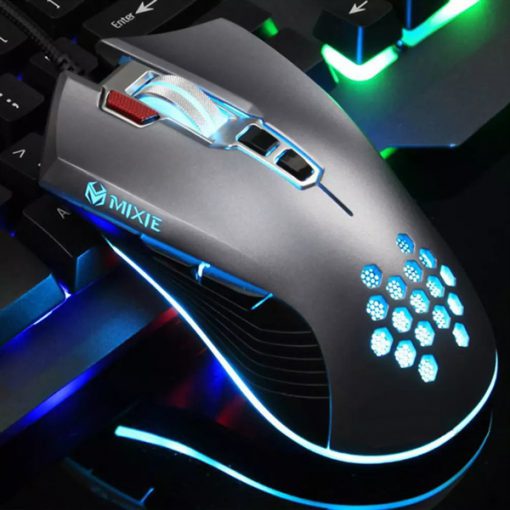 Chuột Gaming Mixie M10 Kết Nối Usb - Rgb Có Dây 8 Nút 4800 Dp - Ảnh 2