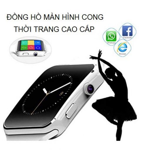 ĐỒNG HỒ THÔNG MINH MÀN HÌNH CONG X6 - Ảnh 2