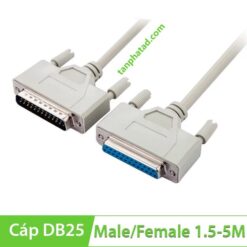 CÁP COM DB25 | CÁP RS232 25 CHÂN ĐỰC SANG CÁI