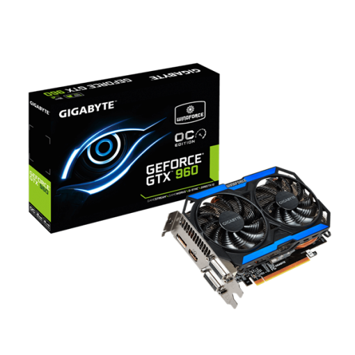 VGA GIAGBYTE GEFORCE GTX960 2GB D5 2 FAN CŨ - Ảnh 4