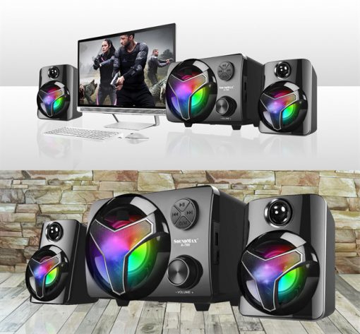 Loa vi tính 2.1 SoundMax A700 hỗ trợ Bluetooth, thẻ nhớ , USB - Hàng chính hãng - Ảnh 2