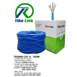 DÂY CÁP MẠNG CAT6E -LINK - mét