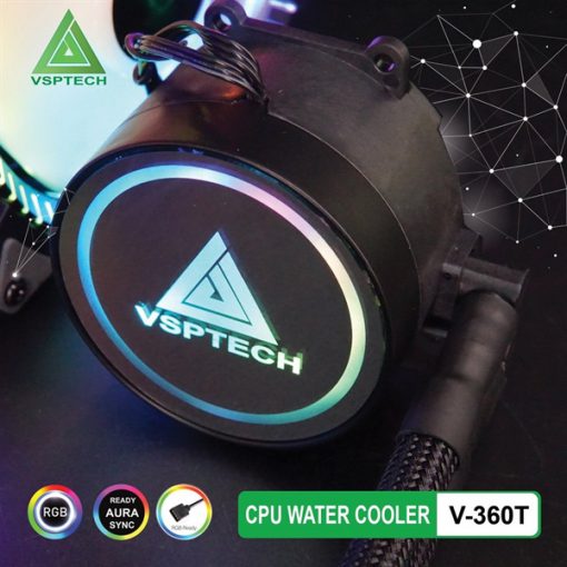 Tản Nhiệt Nước VSPTech V-360T XTREME GAMING Sync LED ARGB - Ảnh 4