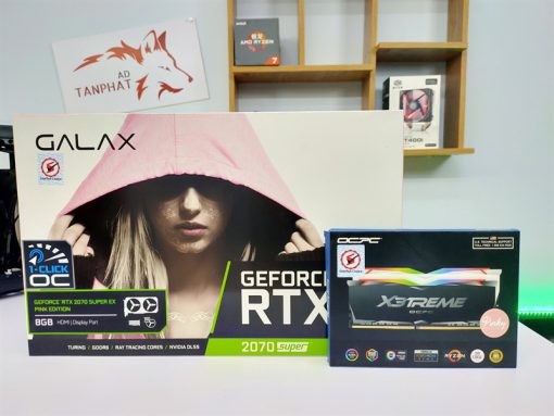 Bộ Kit Ram DDR4 OCPC 16G/3000 X3TREME Aura X3 RGB Pink Edition (2x 8GB) Mới - Ảnh 3