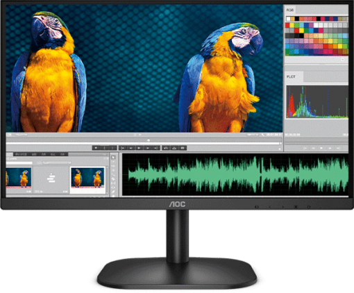 MÀN HÌNH LCD AOC 24B2XHM/74 23.8" FHD 75Hz HDMI VGA - VIỀN SIÊU MỎNG - Ảnh 3