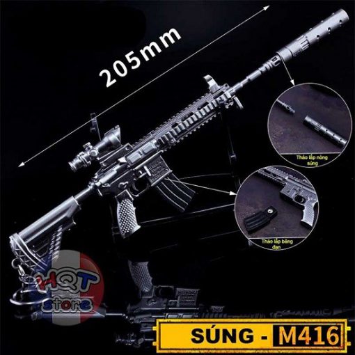 MÔ HÌNH PUBG KAR98K FULL OPTION , SÚNG M416 PUBG, SÚNG AK 47 - Ảnh 2