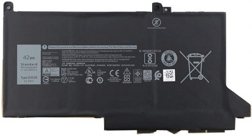 Pin Laptop Dell DJ1J0 42Wh Latitude 12 7280 7480 - Ảnh 2