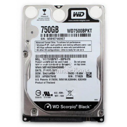 HDD LAPTOP 750G CŨ - Ảnh 4