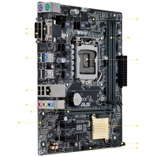 Mainboard Asus H110M-K Mới - Ảnh 2