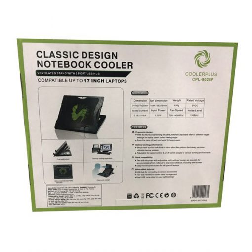QUẠT TẢN NHIỆT LAPTOP COOLERPLUS CPL-9028F - Ảnh 4
