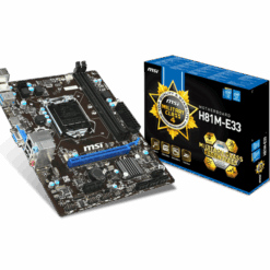 MAINBOARD MSI H81M-E33 SOCKET 1150 MỚI