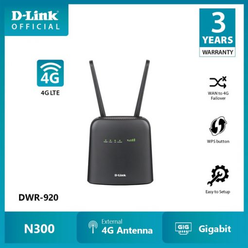 ROUTER WIFI D-LINK 4G LTE DWR-920 (N300) - Ảnh 2