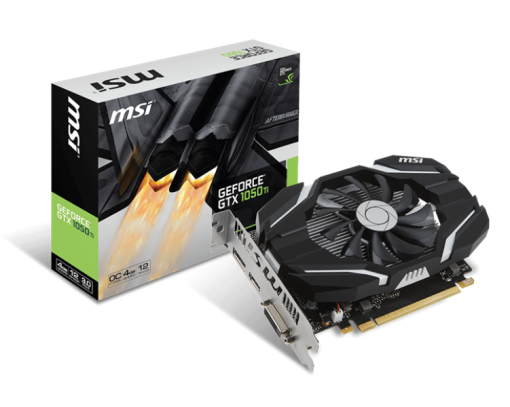 VGA MSI GEFORCE GTX 1050TI 4GB DDR5 OCV1
