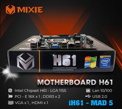Motherboard MIXIE H61 mới - Bảo hành 36 Thánh. - Ảnh 4