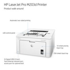 Máy in 2 Mặt HP LaserJet Pro M203DN