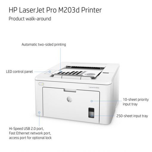 Máy in 2 Mặt HP LaserJet Pro M203DN
