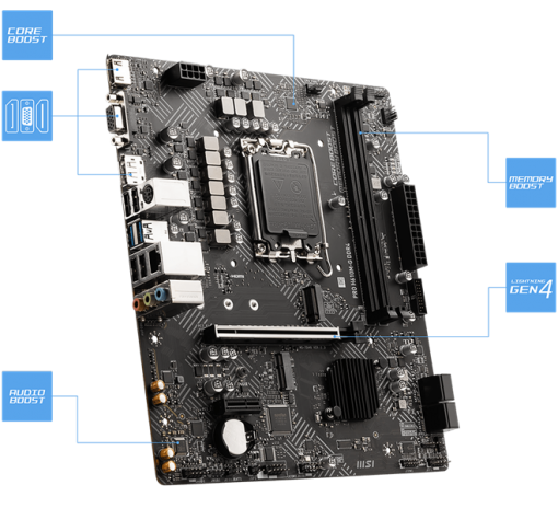 Mainboard MSI PRO H610M-B DDR4 - Ảnh 2